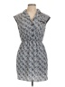 Peppermint 100% Polyester Paisley Gray Casual Dress Size L - photo 1