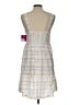 SO 100% Rayon Stripes White Casual Dress Size L - photo 2