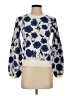 Ann Taylor Floral Blue Pullover Sweater Size XXS - photo 1