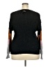 What's Next? 100% Polyester Color Block Black Pullover Sweater Size 3X - photo 2