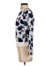 Ann Taylor Floral Blue Pullover Sweater Size XXS - photo 5