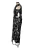 Parker 100% Polyester Black Cocktail Dress Size L - photo 5
