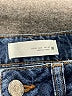 Zara Chevron-herringbone Blue Jeans Size 2 - photo 4