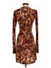 A.L.C. Paisley Brown Cocktail Dress Size XS - photo 2