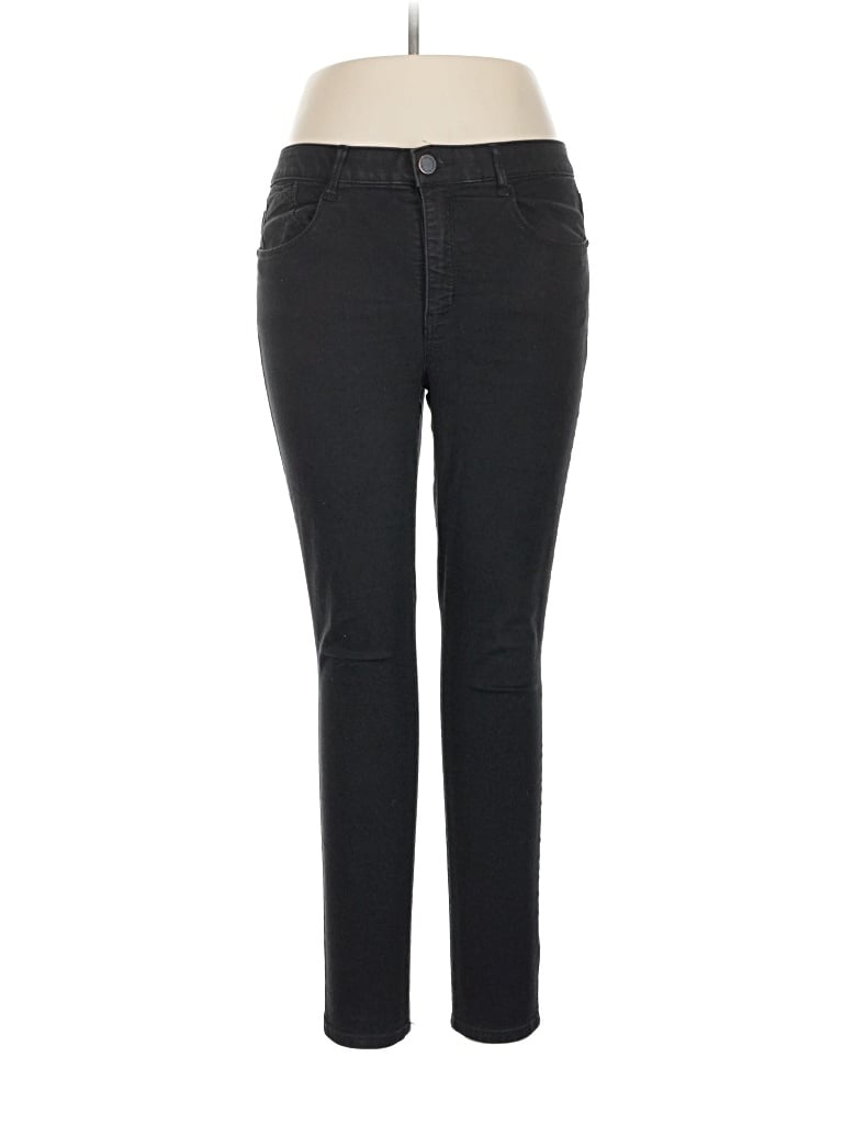 Pre-owned Wit & Wisdom Jeggings In Black
