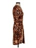 A.L.C. Paisley Brown Cocktail Dress Size XS - photo 4