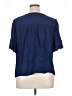 Westbound 100% Rayon Blue Short Sleeve Blouse Size 1X - photo 2