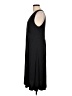 L.L.Bean Solid Black Casual Dress Size L - photo 5