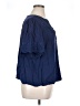 Westbound 100% Rayon Blue Short Sleeve Blouse Size 1X - photo 4