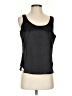 Linea by Louis Dell'Olio 100% Polyester Black Tank Top Size S - photo 1
