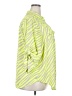 Torrid 100% Polyester Stripes Green 3/4 Sleeve Blouse Size 2X Plus (2) - photo 4