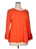 Kobi Halperin Orange 3/4 Sleeve Top Size XL - photo 1