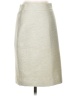 Paper Crown Metallic Silver Casual Skirt Size S (estimated) - photo 1