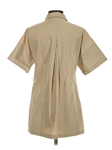 Lafayette 148 New York Short Sleeve Button-Down Shirt (view 2)