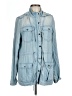 Angie 100% Lyocell Blue Denim Jacket Size L - photo 1