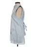 Helmut Lang 100% Cotton Blue Sleeveless Button-Down Shirt Size S - photo 5