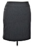 George Solid Gray Formal Skirt Size 18 - photo 1