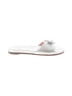 J.Crew Silver White Sandals Size 10 - photo 1