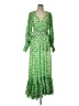Hanifa 100% Polyester Green Casual Dress Size L - photo 1