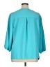 Chico's 100% Polyester Teal 3/4 Sleeve Blouse Size XL (3) - photo 2