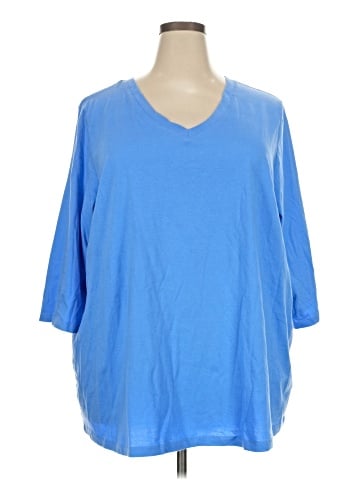 Woman Within 3/4 Sleeve T-Shirt (view 1)