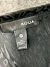 Aqua Solid Black Jumpsuit Size M - photo 4