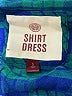 SO 100% Rayon Plaid Green Casual Dress Size S - photo 7