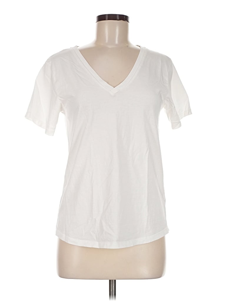 Pre-owned Assorted Brands Short Sleeve T-shirt In White