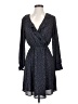 Collective Concepts 100% Polyester Paisley Blue Casual Dress Size XS - photo 1