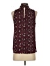 Allison Joy Burgundy Sleeveless Blouse Size XS - photo 2