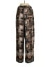Cato 100% Polyester Print Brown Casual Pants Size L - photo 2