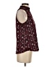 Allison Joy Burgundy Sleeveless Blouse Size XS - photo 4