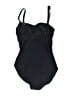 Venus Stripes Black One Piece Swimsuit Size 14 - photo 2