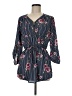 Stella Tweed 100% Polyester Floral Blue Casual Dress Size M - photo 1
