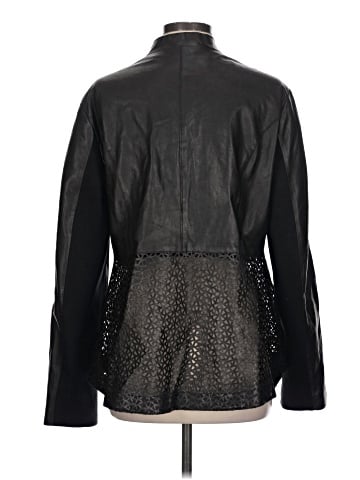 Elie Tahari Leather Jacket (view 2)