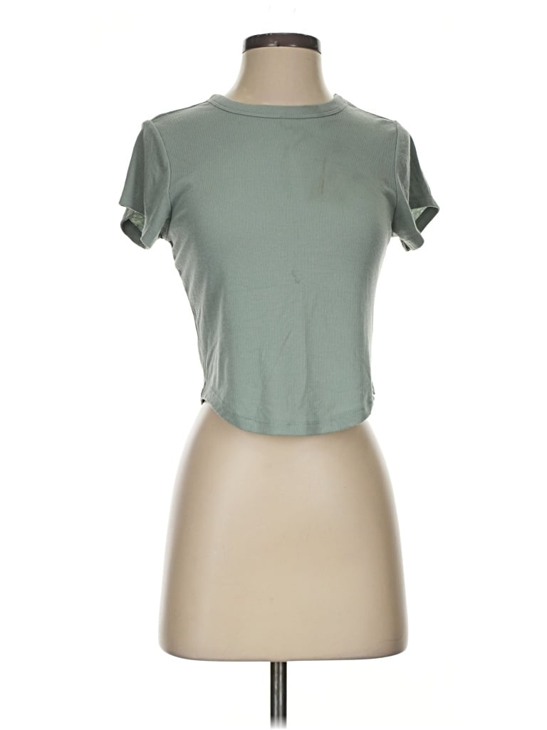 Pre-owned Active Short Sleeve T-shirt In Green