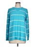Ten-Oh-8 Stripes Teal Pullover Sweater Size L - photo 1
