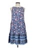 Old Navy 100% Rayon Paisley Blue Casual Dress Size S - photo 1