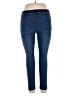 St. John's Bay Solid Blue Jeggings Size 14 - photo 1