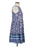 Old Navy 100% Rayon Paisley Blue Casual Dress Size S - photo 4