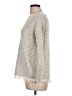 Forte 100% Cotton Tweed Ivory Pullover Sweater Size L - photo 5