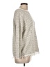 Forte 100% Cotton Tweed Ivory Pullover Sweater Size L - photo 4