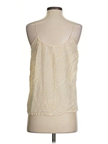 Tucker Sleeveless Silk Top (view 2)