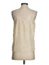 Tucker 100% Silk Ivory Sleeveless Silk Top Size P (petite) - photo 2