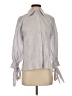 Dea Kudibal 100% Cotton Stripes Gray 3/4 Sleeve Blouse Size XXS - photo 1