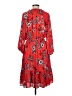 Talbots Floral Red Casual Dress Size M - photo 2