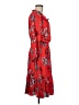 Talbots Floral Red Casual Dress Size M - photo 4