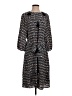 Figue Print Black Casual Dress Size S - photo 1
