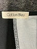 Cotton Bleu 100% Polyester Color Block Black Short Sleeve Top Size XL - photo 7