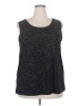 Liz Baker Black Sleeveless Blouse Size 2X - photo 1